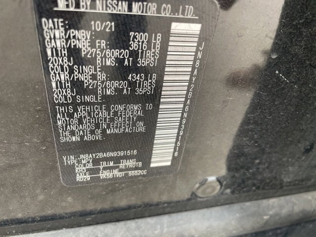 2022 Nissan Armada SL